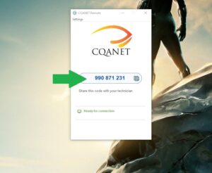 Provide technician the code to remotely access you device,